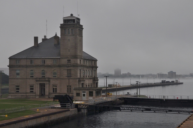the Soo Locks, Sault Ste. Marie